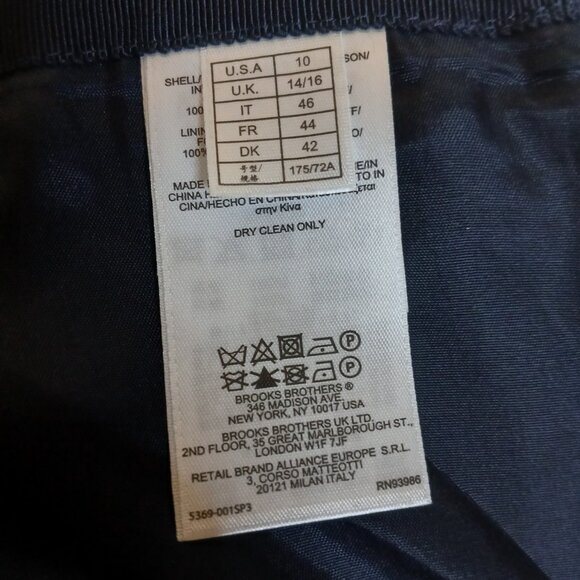 Brooks Brothers Skirt Size 10 Navy Accordion Pleated A-line Mid Length - Picture 5 of 9